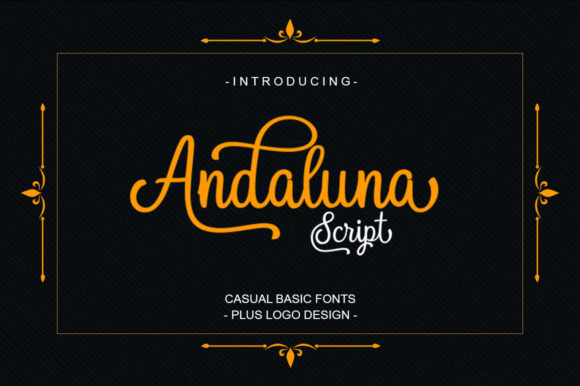Andaluna: A Handwritten Font for Elegant Web Design