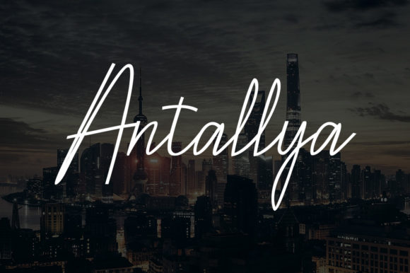 Antallya: A Handwritten Font That Elevates Your Brand