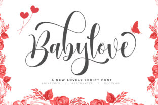 Babylove Font for Whimsical Branding and Social Media Design