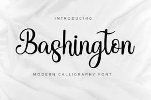 Bashington: A Sweet Script Font for Digital Creativity