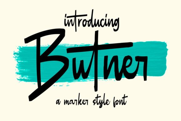 Butner: A Script Handwritten Font That Elevates Your Brand