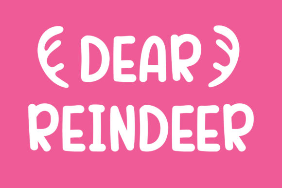 Dear Reindeer: A Handwritten Font for Creative Branding