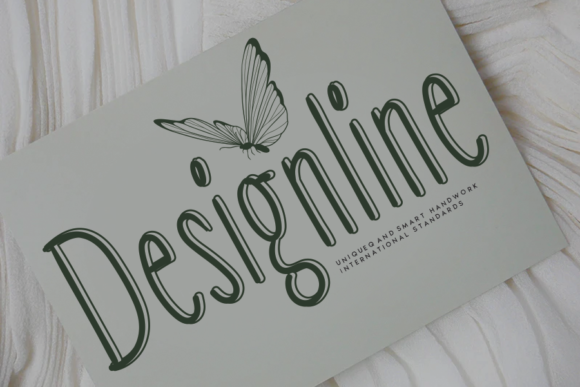 Designline Font: A Beautiful Handwritten Script for Creative Projects