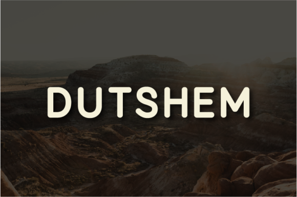 Dutshem: A Versatile Sans Serif Font for Creative Crafters