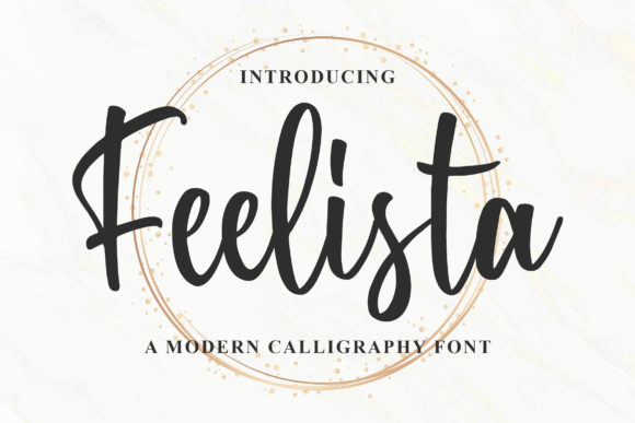 Feelista: A Handwritten Font for Elegant Branding and Design