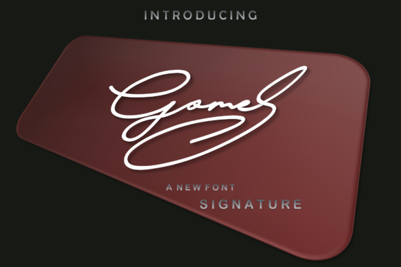 Gomes: A Handwritten Font for Friendly Editorial Design