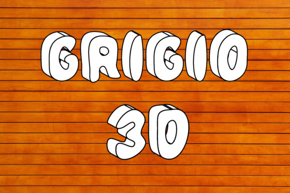 Grigio: A 3D Color Font for Modern Web Design