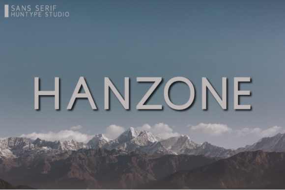 Hanzone: A Bold Sans Serif Font for Business Branding
