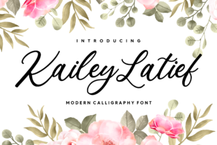 Kailey Latief: A Sweet Script Font for Elegant Editorial Design