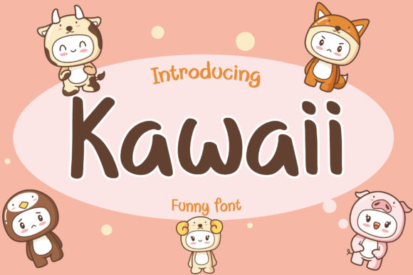 Kawaii Font for Business Branding and Creative Projects