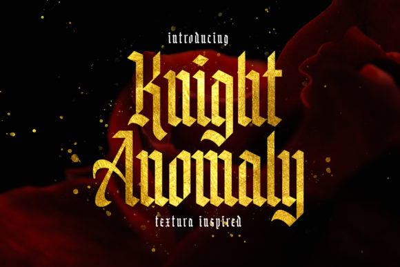 Knight Anomaly: A Vintage Font for Timeless Editorial Design