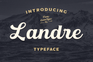 Landre: A Stylish Script Font for Modern and Vintage Web Design