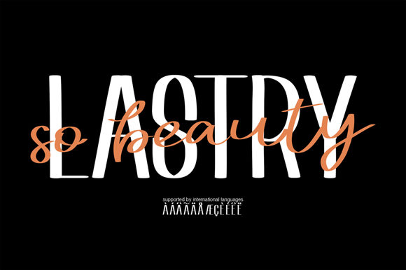 Lastry: A Strong Sans Serif Font for Modern Editorial Design