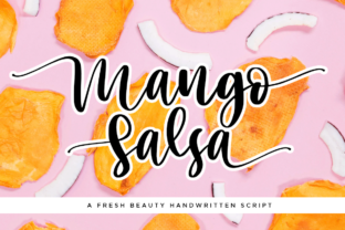 Mango Salsa Font: Elegant Handwritten Style for Creative Projects