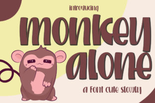 Monkey Alone: A Playful Font for Branding That Stands Out