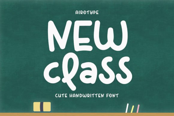 New Class: A Playful Handwritten Font for Creative Campaigns