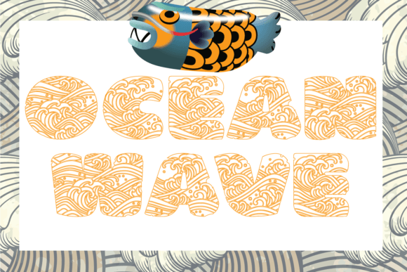 Ocean Wave: A Decorative Font for Editorial Elegance