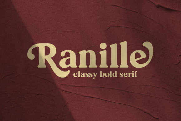 Ranille Serif Font for Modern Branding and Digital Design