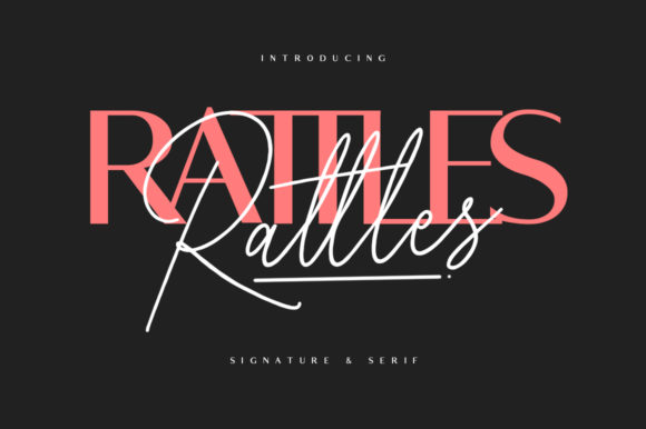 Rattles: A Versatile Font for Creative Branding