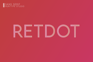 Retdot: A Modern Sans Serif Font for Branding and Design
