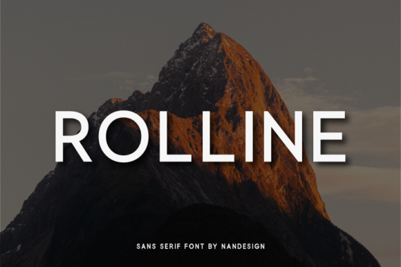 Rolline: A Minimal Sans Serif Font for Modern Web Design