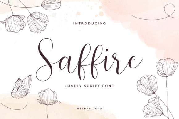 Saffire: A Script Handwritten Font for Timeless Web Design