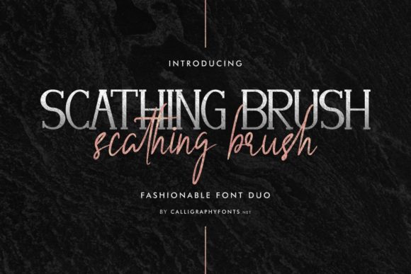 Scathing Brush: The Perfect Font for Elevating Your Brand’s Visual Identity