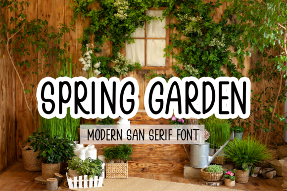 Spring Garden: A Modern Sans Serif Font for Digital Branding