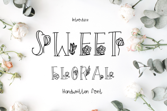 Sweet Floral Font for Elegant Editorial Design
