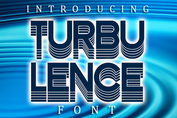 Turbulence: A Decorative Font That Elevates Branding