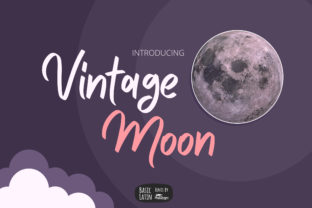 Vintage Moon: A Handwritten Font for Modern Web Design