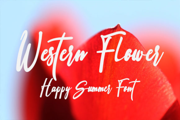 Western Flower: A Timeless Script Font for Handmade Creations