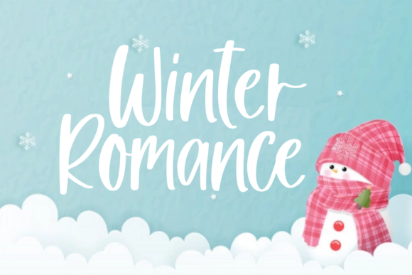 Winter Romance: A Script Font for Elegant Web Design